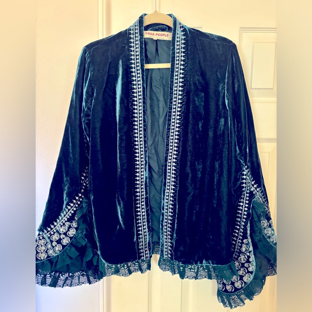 Free People Velvet Jacket